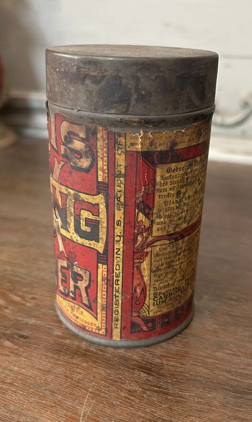 Antique R.B. Davis Baking Powder Tin