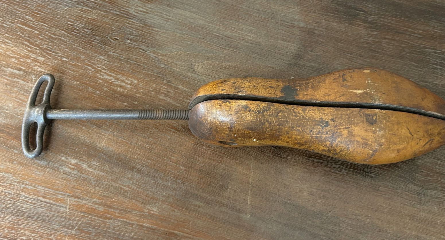 Antique Wood and Metal Shoe Stretcher | Primitive Antique