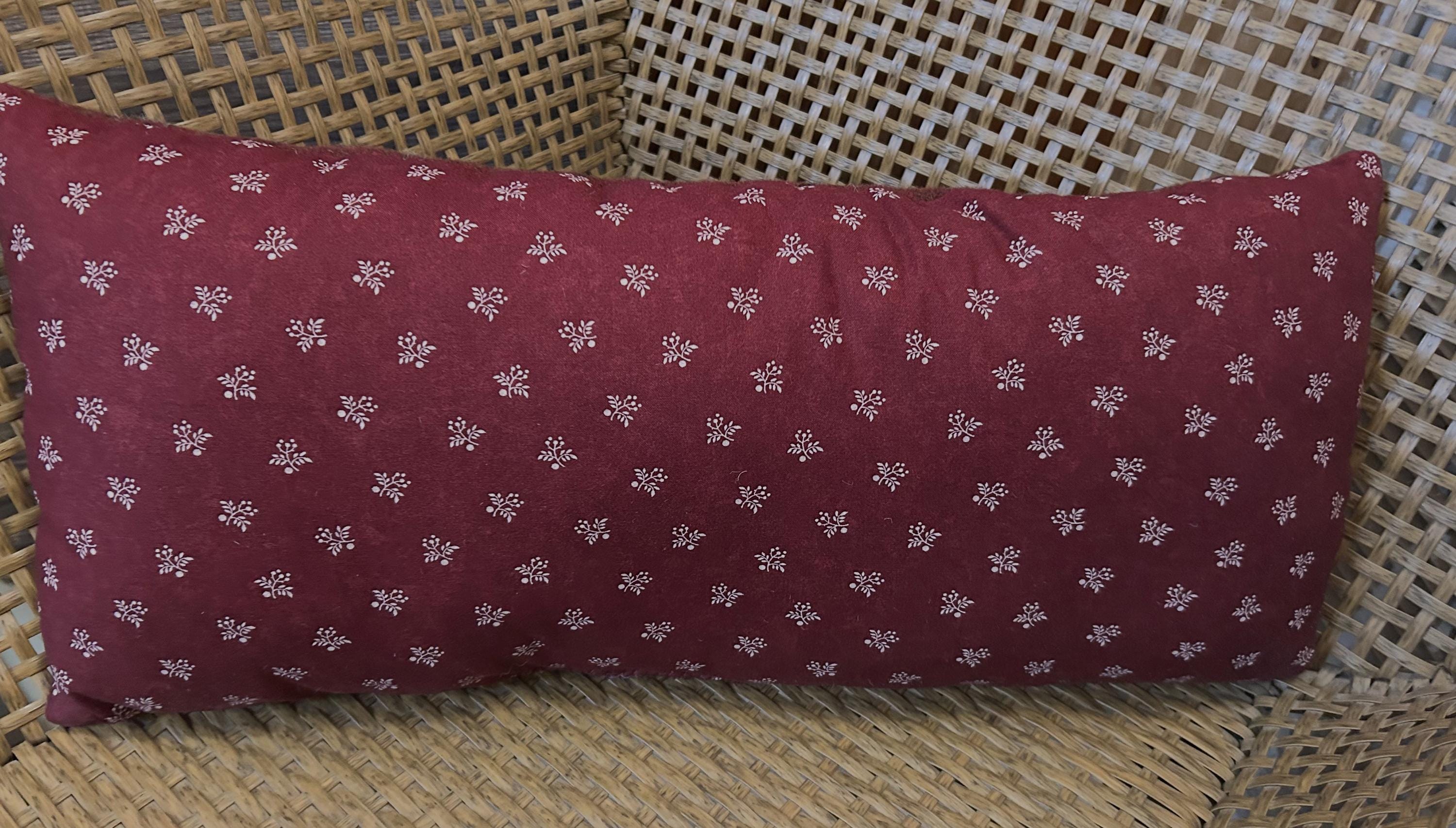 Handstitched Wool Applique Christmas Pillow