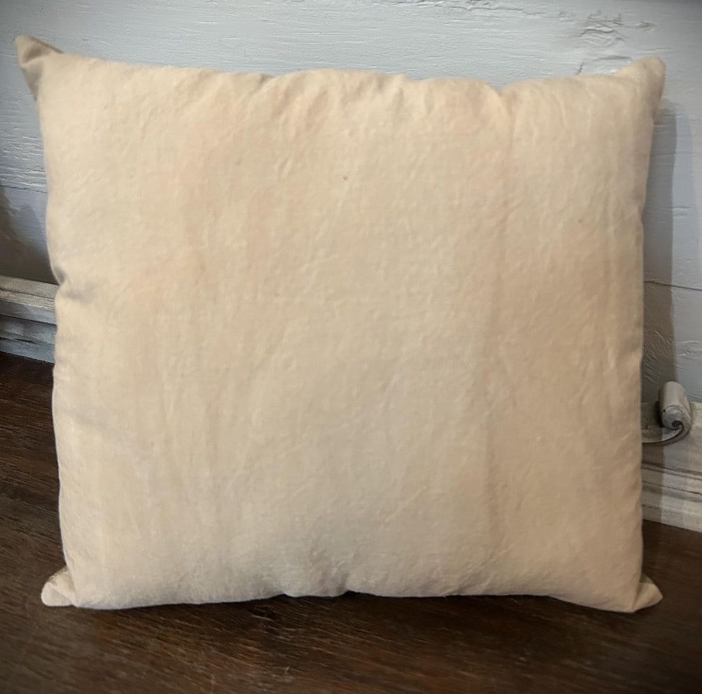 Primitive Jack O Lantern Handstitched Pillow | Primitive Fall Decor