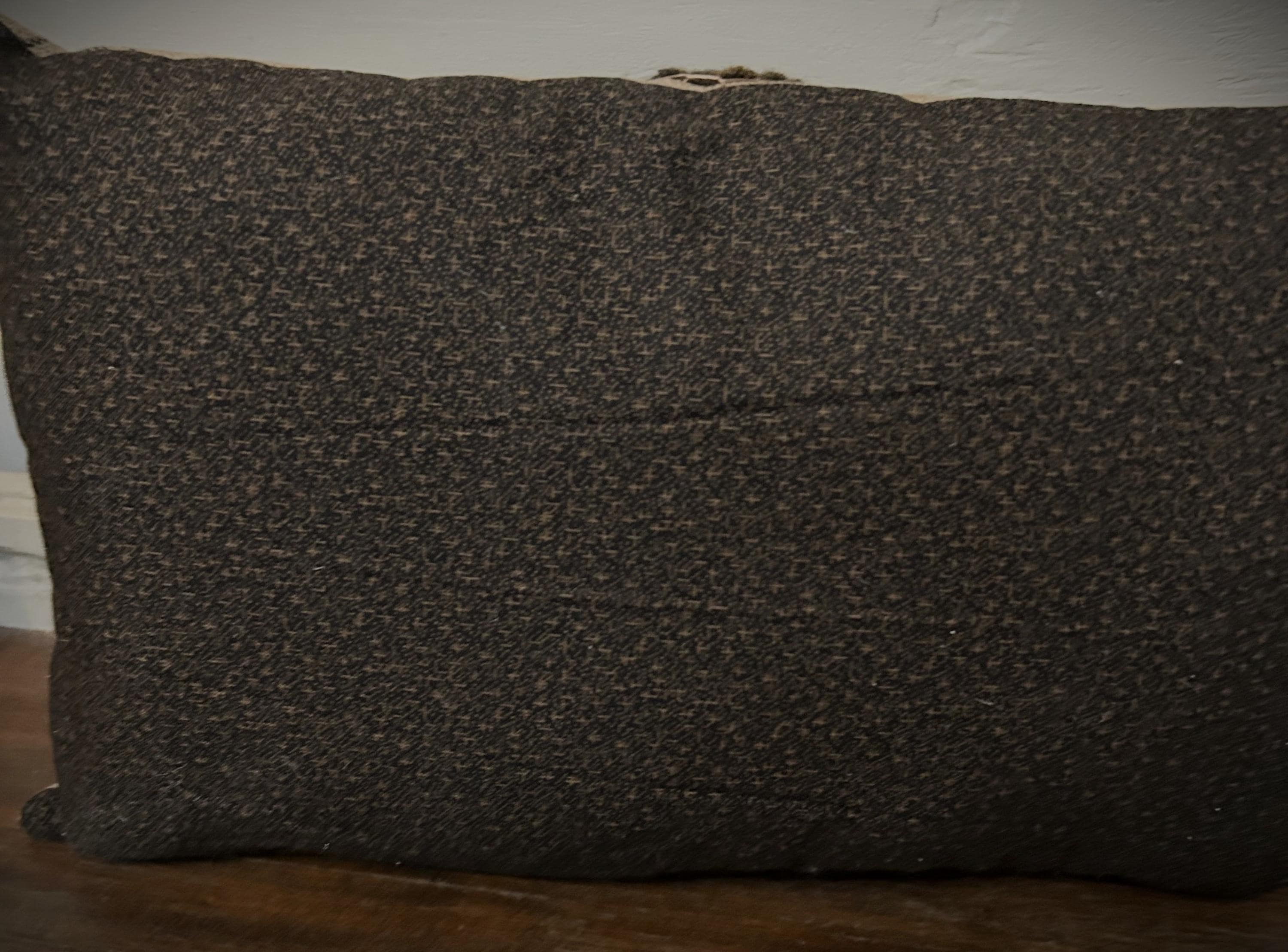 Primitive Wool Jack O Lantern Fall Pillow | Primitive Halloween Decor
