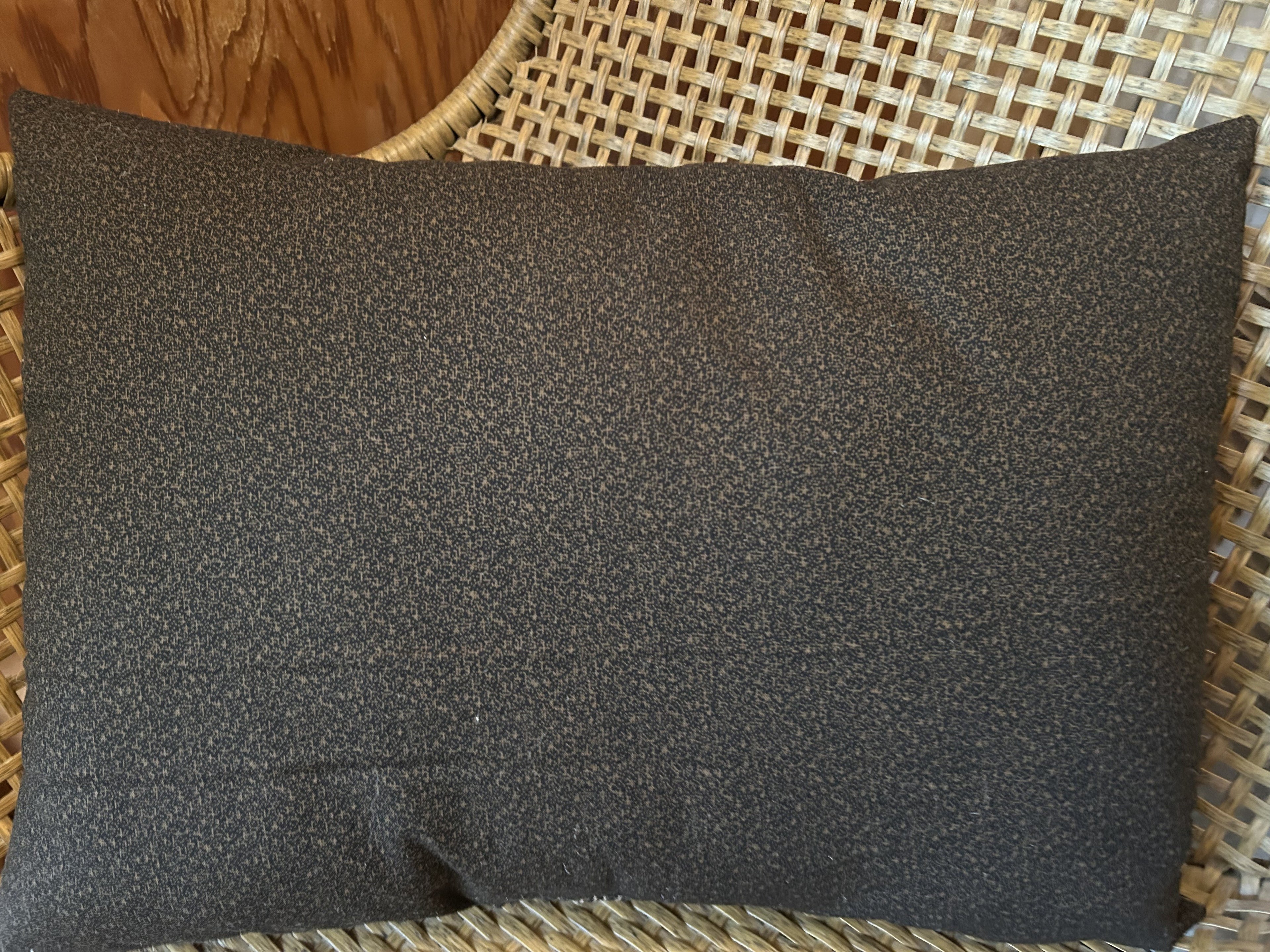 Handstitched Wool Applique Fall Pumpkin Pillow